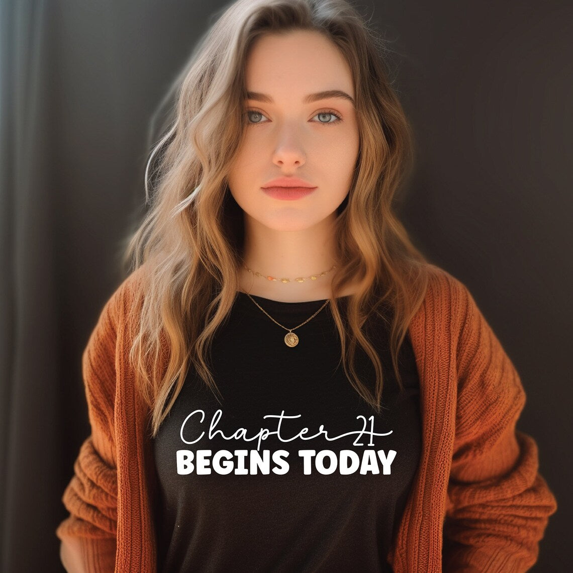 21st Birthday New Chapter Begins Today T-shirt