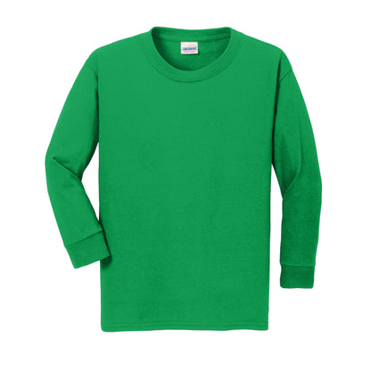 Youth Long Sleeve Tee 100% Cotton - Gildan Heavy Cotton® (5400B)