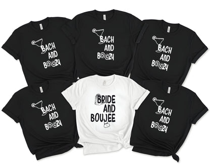 Bride and Boujee , Bach and Boozie DTF Transfer