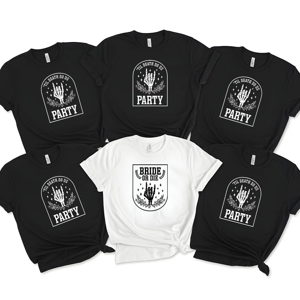 Bride or Die – ’Til Death Do Us Party Bachelorette DTF Transfer