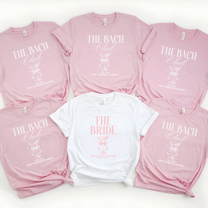 The Bach Club & The Bride – Bachelorette Party Squad DTF Transfer