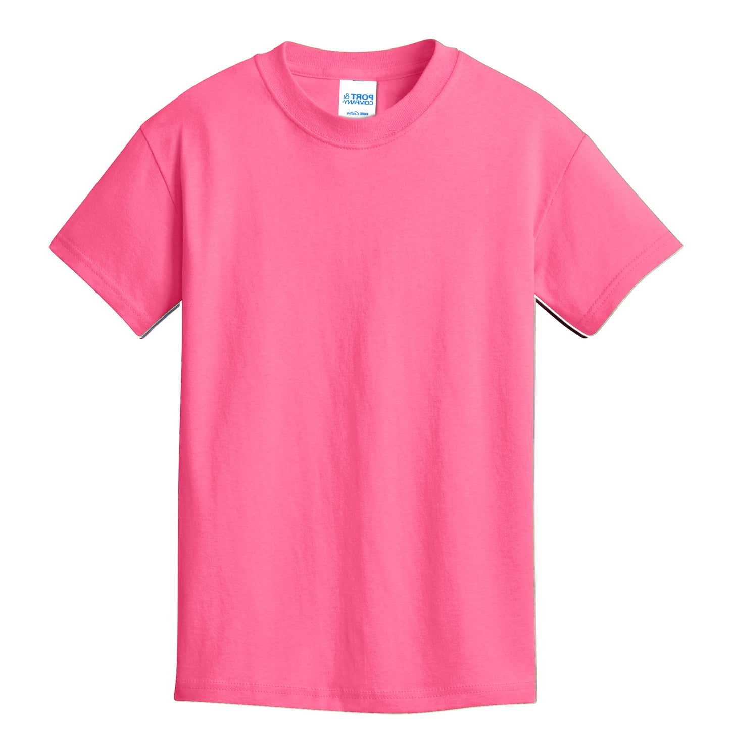Unisex Youth Core Cotton Tee - 100% Cotton Port & Company® (PC54Y)