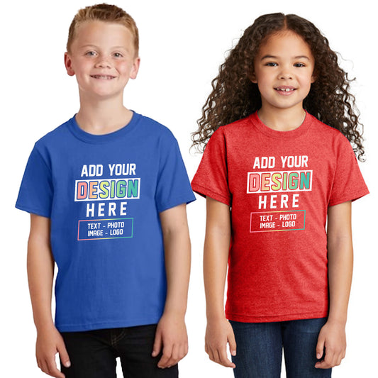 Unisex Youth Core Cotton Tee - 100% Cotton Port & Company® (PC54Y)