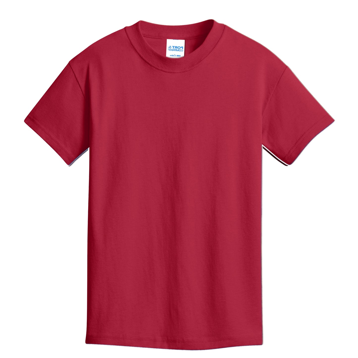 Unisex Youth Core Cotton Tee - 100% Cotton Port & Company® (PC54Y)