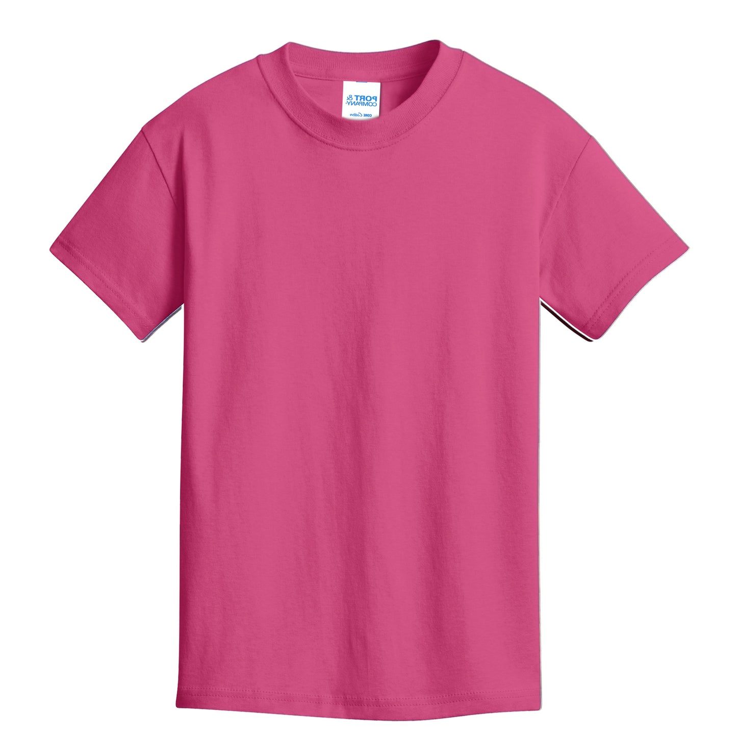 Unisex Youth Core Cotton Tee - 100% Cotton Port & Company® (PC54Y)