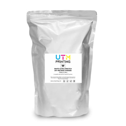 DTF Powder 1kg (2.2lbs) White (Ultra Stretchy)