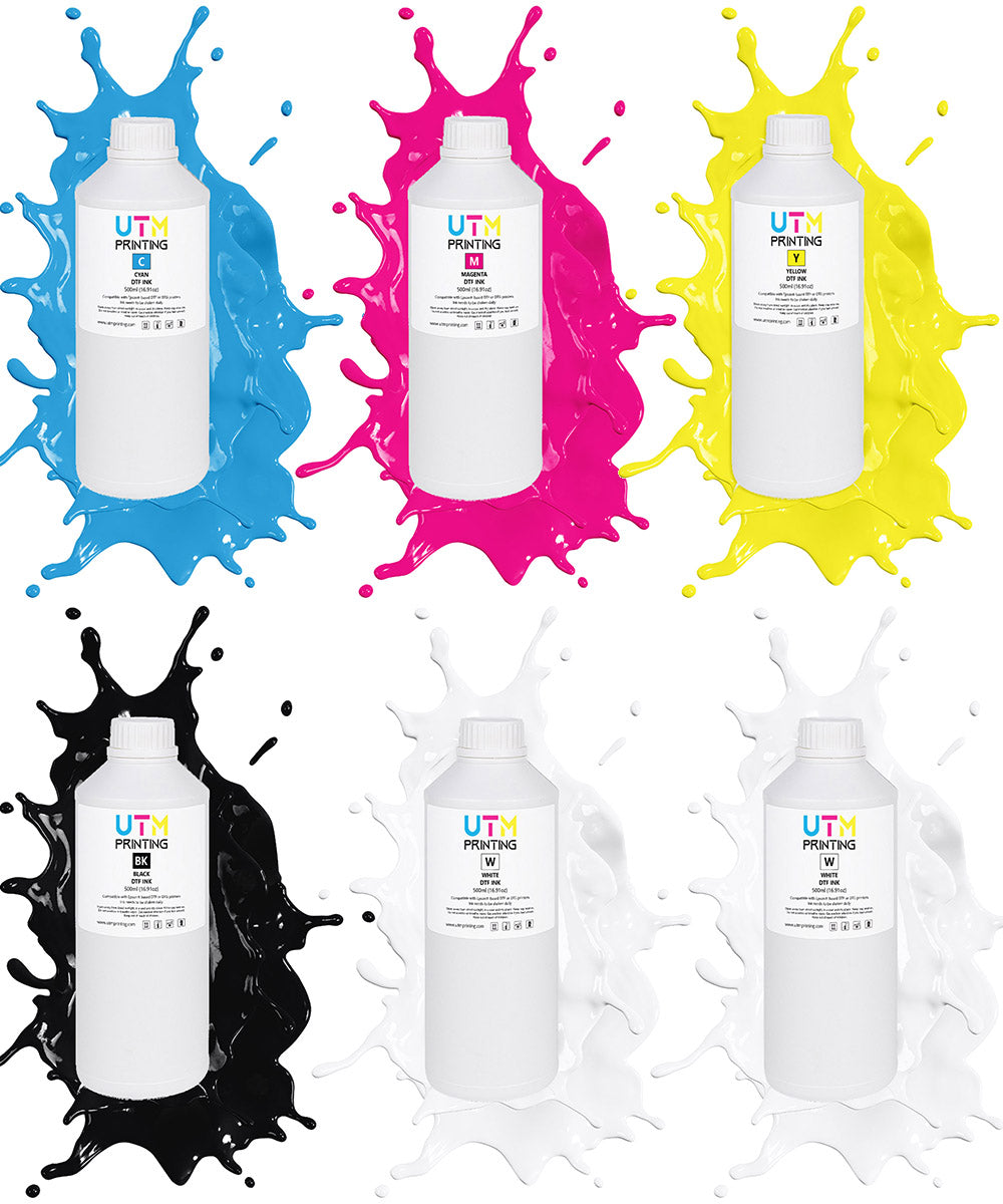 DTF Ink 500ml (16.9oz) High Quality Textile Pigment Ink
